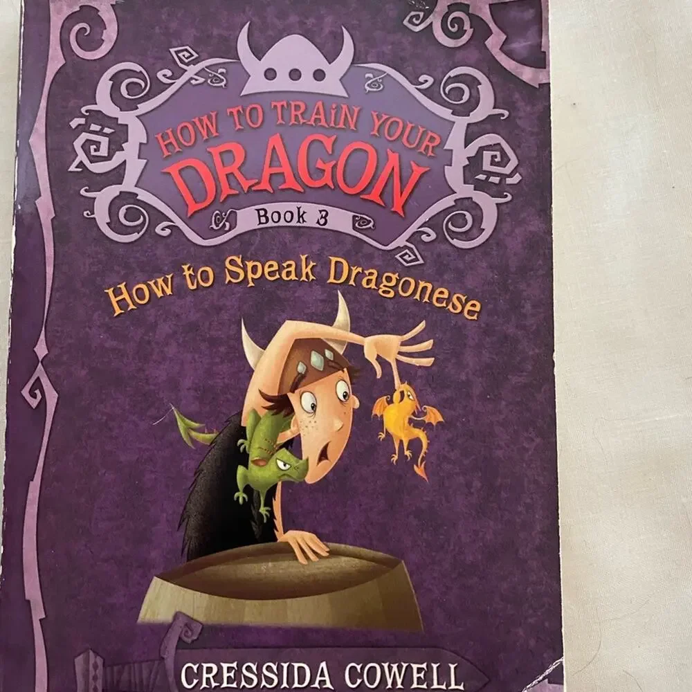 Two How to Train Your Dragon Paperback Fantasy Adventure Books